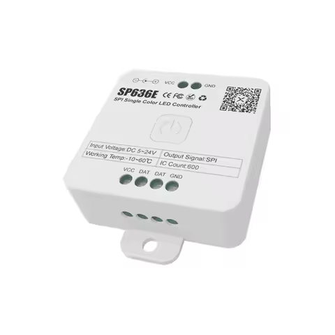 5V-24V SP636E-SP639E SPI FCOB Pixels LED Controller WS2814 RGBW WS2812B RGB Light Strip Bluetooth Mu
