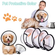 Pet Recovery Elizabethan Collar Plastic Neck Cone Ring Cover Dog Cat Anti Bite Lick Wound Healing Ko