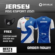 NEWEST 2021 RSG RESURGENCE ESPORT JERSEY T-SHIRT FREE NICKNAME/ FREE MASK & STICKER