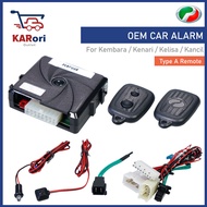 PERODUA KEMBARA/KENARI/KELISA/KANCIL OEM CAR ALARM / KANCIL OEM ALARM (PLUG & PLAY)