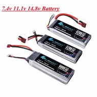 Brand new RC Toys Battery 7.4V 11.1V 14.8V For RC Car Boats Spare Parts 1500mah 2200mAh 2800mah 5200