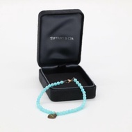 Tiffany & Co. 蒂芙尼 Return to Tiffany Mini Heart Tag 銀色 純銀 天河石珠 手鍊