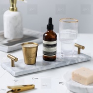 Luxury Marble Tray Marble Tray with Handle 30x12