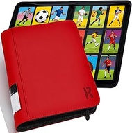 KarlyPro 9 Pocket Trading Card Zip Binder, 540 Cards, Premium SV-Tec Album Material, Tag Design, 32 