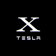 For Tesla Model 3 S Y X Car Door Welcome Light LED Logo Projector Puddle Lights Wireless Step Lamp E