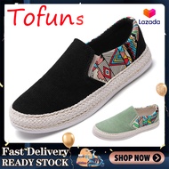 Tofuns READY STOCK Loafers for Men Slip-on Shoes Kasut Fashion Lelaki Men's High Quality Lazy Wear Pea Toe Casual Canvas Shoes Safety Shoes for Men Fisherman's Shoes