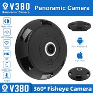 V380 1080P 360 Camera Smart Fisheye 360° Panoramic Camera Wireless IP Camera CCTV Home/Convenience CCTV Security Camera