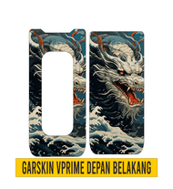 ⭐⭐⭐⭐⭐ garskin vprime motif naga putih / request garskin wrap sticker / garskin vprime depan belakang