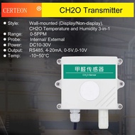 Wall-Mounted Formaldehyde Sensor CH2O Air Quality Monitor Formaldehyde Detector Indoor Air Quality S