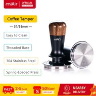 MiAir Coffee Tamper 51/58mm 304 Stainless Steel Spring-Loaded Press Threaded Base Tamper 51mm Tamper