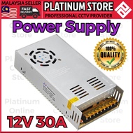 Power Supply DC12V 30A TRANSFORMER AC110V AC220V TO DC12V CONVERTER for CCTV Alarm LED Stripe AC TO 