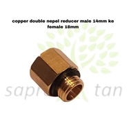 konektor nepel reducer female 18 mm ke male 14 mm pompa elektrik