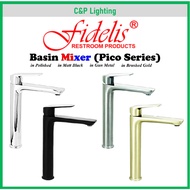 Fidelis Pico Series Tall Basin Mixer Hot and Cold Tap FT-69A2