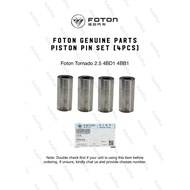 Foton Parts Engine Piston Pin Set (4pcs): Tornado 2.5 4BD1 4BB1 Engine