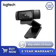 Logitech C920 Pro Hd Webcam 1080p Skrin Lebar Panggilan Video Rakaman Cameraweb Cam Mini Camera Webc