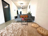 Rumah 102 m² dengan 3 bilik tidur dan 1 bilik mandi peribadi di Bukit Mertajam (33CozyHome#6pax#Wifi