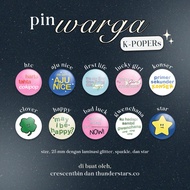 Kpopers Citizens Button Pin kpop Pin Button/ Concert Pin/