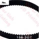 Timing BeltType: GT2 / 2GT 158mm belt 6mm