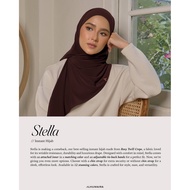 Stella Instant Hijab Pinless Alhumaira With Chin