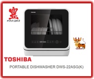 TOSHIBA PORTABLE DISHWASHER DWS-22ASG(K) *FREE INSTALLATION*