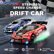 JONY1EC RC Drift Car, 2.4G Radio 1:24 RC Stunt Car, Cool High Speed 4WD with LED Light Remote Contro