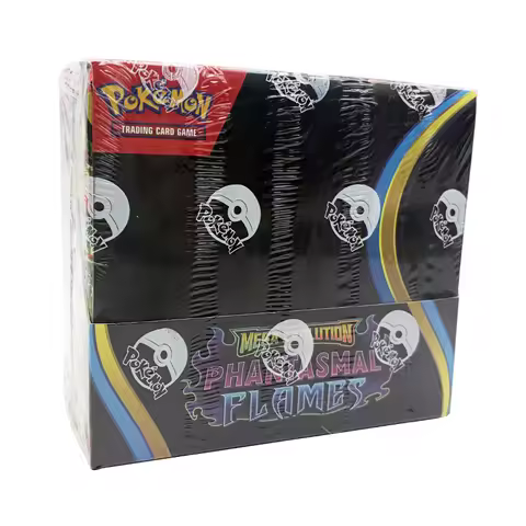 Pokemon Cards Trading PTCG Cartoon DESTINED RIVALS Cards Booster Pack Phantasmal Flames English Char