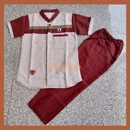 KATUN Boys' Suit Clothes Boys'koko Toyobo Cotton Suit Age 5-10 Years Clothes Muslim Children's Short