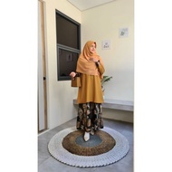 Gamis Melayu Riau | Gamis Batik Kombinasi | Gamis Rasa Baju Kurung