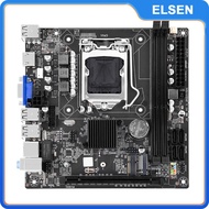 ELSEN ITX Motherboard Computer Desktop Motherboard 5.1 Channel 2x DDR3 Dual Channel 9x USB2.0 M.2 NV