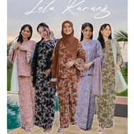 HAURABELLE LELA  KURUNG KEDAH SEDONDON  COTTON EMBROIDERY kurung cotton kurung sulam