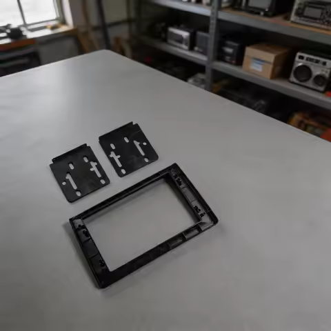 9-inch To 7-inch Car Radio Panel Frame Conversion Kit For 2DIN Car Audio Systems Automotive Interior