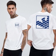 Armani Exchange original men  T shirt EA7 pure cotton trendy versatile men short sleeved T shirt Kem