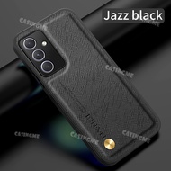 Samsung A16 5G 2024 Magnetic Cross Grain Leather Casing For Samsung Galaxy A16 A26 A36 A56 4G 5G Sam