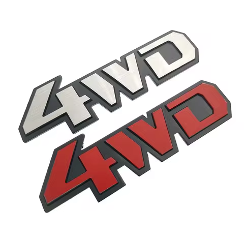 3D Auto Car Styling Chrome Metal Sticker 4WD Emblem Badge Rear Decal Logo for Toyota Impreza Subaru 