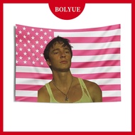 Drew Starkey Banner Pink American Flag USA Flag Background