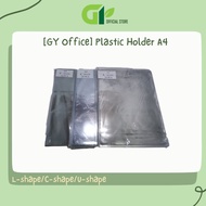 [GY Office] Plastic Holder A4 L-shape/C-shape/U-shape