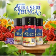Mandian Aura Seri 7 Bunga bySannaHerbs (Set Sebotol) Untuk Lebih Segar Badan , Tambah Aura Seri