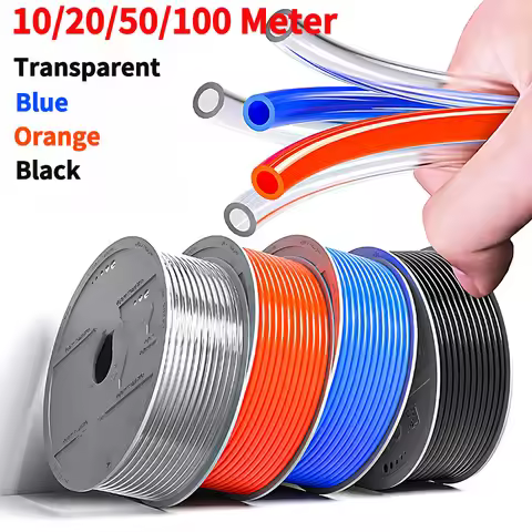 10M/20M/50M/100M Air Component Hose Polyurethane Tubing Tube 4mm 6mm 8mm 10mm 12mm Pipe Line Hose Pn