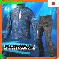 [KOMINE] Motorcycle Blesster Rainwear Fiart RK-539 755 Rain Gear Waterproof Raincoat 03-539 Men's Bl
