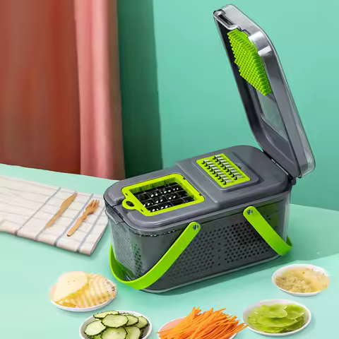 22 in 1 Multifunctional Vegetable Chopper Onion Chopper Handle Food Grate Food Chopper Kitchen Veget