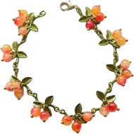 Gelang Manik Daun Beri Manis - Moden, Gelang Manik Daun Cranberry