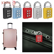 JONYS 6 Digit Button Password Lock Portable Security Travel Backpack Zipper Lock