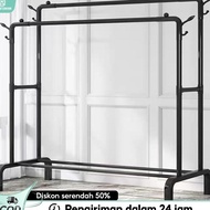 Stand Hanger Single Besi Gantungan Baju Berdiri Rak Baju Stand Hanger Rak Gantungan Baju Aesthetic
