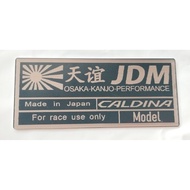 toyota caldina emblem METAL jdm kanjo gt4
