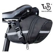 T2P Bicycle Rear Pouch Outdoor Waterproof Storage Saddle Bag Road Mountain Bikes Seat For Accessories Wallet Handphone