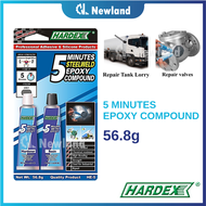 Hardex Gam 2 Tan / Epoxy Glue / Gam Epoxy / Gum 2 Ton / 5 Minutes Metalweld Epoxy Compound (56.8g) HE-5