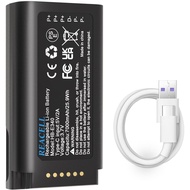 Bateri E340 Serasi untuk eufy Doorbell E340, Bateri Gantian Berkapasiti Tinggi 7000mAh untuk Doorbel