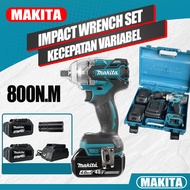 MAKITA  48V IMPACT WRENCH Cordless Mesin Bor Impact Wrench 2 Baterai Pembuka Baut