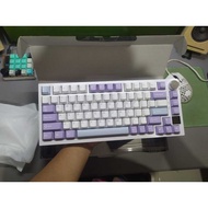 Ajazz AK820 GTS Pro 75% Tri-mode Connection Mechanical Keyboard, New Condition, Used
