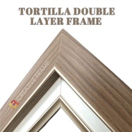CREATIVE Photo Frame | Double Layer Tortilla Fibre Frame (GRADUATION&FAMILY) [11R/12R/12R+/A3/Super 